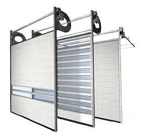 Buy cheap High Security Fast Roll Up Doors Weather Resistance Wind Proof from wholesalers