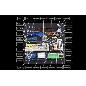 SMD components bo Starter Kit For Arduino With detail manual for 24 tests