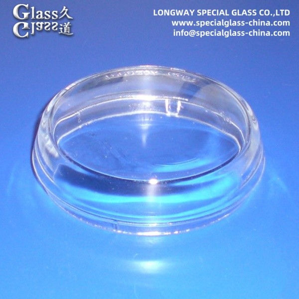 Quality Custom Thermal Resistant Lamp Lens Cover From Borosilicate Glass for sale