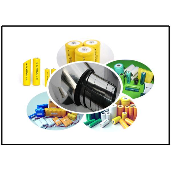 0.1mm * 8mm Pure Nickel 200 Strip , Nickel 201 for Cadmium Battery