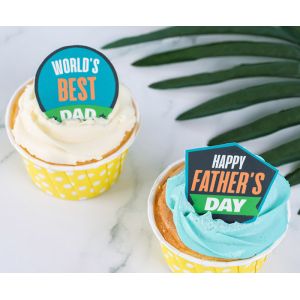 Buy cheap Icing Sheet Edible Sugar Toppers Father'S Day Pre - Printing And Die Cut from wholesalers
