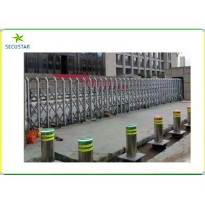 Security Telescopic Parking Automatic Rising Bollards , Automatic Security