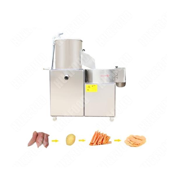 Multi-Function Automatic Peeling & Cutting Machine/Potato Chips Slicing Machine