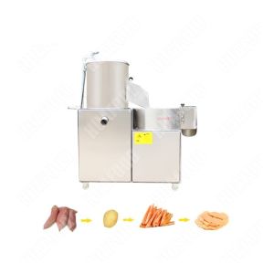 Buy cheap Electric Potato Chips Cutting Machine Potato Washing Peeling And Slicing Machine For French Fries from wholesalers