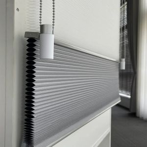 Buy cheap Protect Your Space with Grey Honeycomb Blinds Insect Resistant and UV-Blocking product