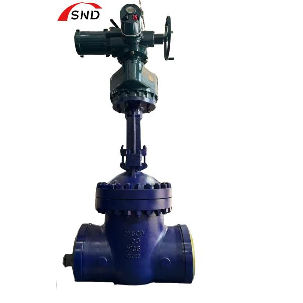 Quality DN500 WC6 Gate Valve with Welded Connection for High Pressure and High Temperature Applications for sale