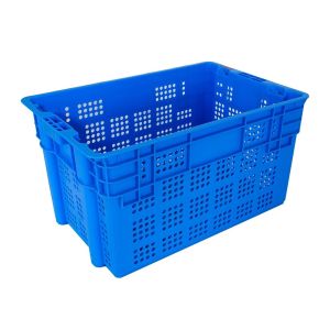 Buy cheap Mesh Style Dislocation Storage Plastic Moving Crate for Fruit in Customized Color from wholesalers