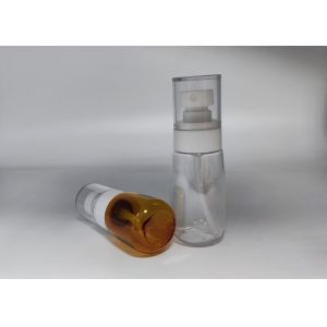 Buy cheap 15ml 30ml 50ml Empty Round Plastic Bottle With Pump Sprayer Custom Color from wholesalers