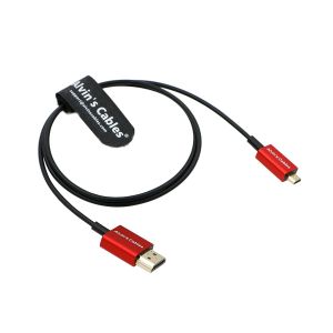 Buy cheap Alvin's Cables 8K 2.1 HDMI Cable Micro HDMI To HDMI Cable Ultra Thin 48Gbps High Speed For Atomos-Ninja-V 4K-60P Record from wholesalers