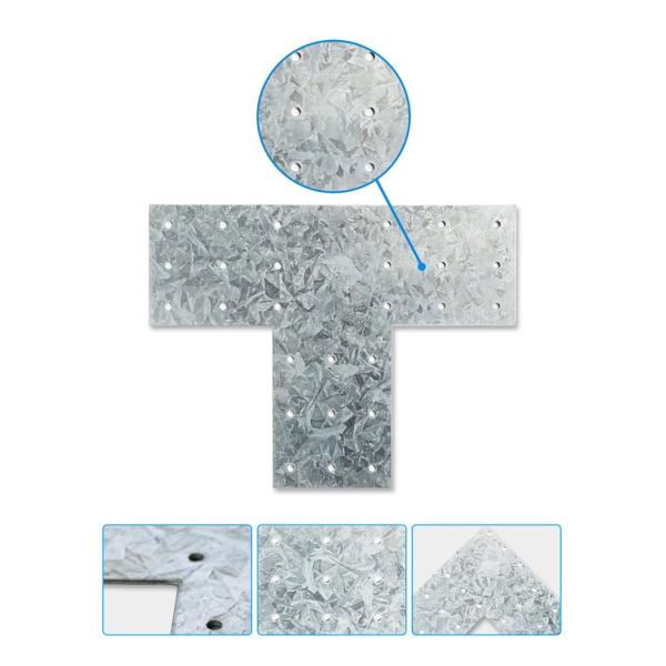 Z275 Light Gauge Prefab House Parts Steel Anchor Hold Down Connector With Punching