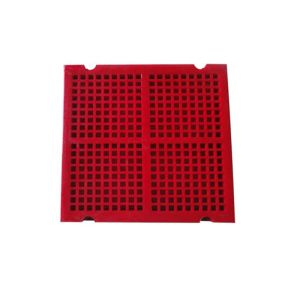 Buy cheap 305x305x30mm Polyurethane Modular Dewatering Mesh Screen Fixing With PU Blot from wholesalers