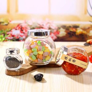 Buy cheap Empty Wide Mouth Glass Honey Jar With Lid Custom Size Machine Made Craft from wholesalers