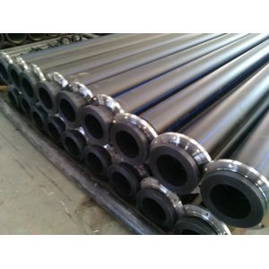 Buy cheap traditional connection style hdpe dredge pipe with stub ends from wholesalers
