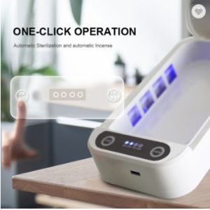 Buy cheap UV clean uvc desinfected cell phone sterilizer box with wireless charger from wholesalers
