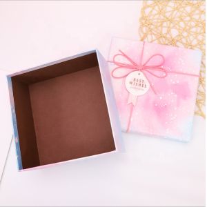 Buy cheap Custom Printing Square Foldable Luxury Paper Gift Box With Ribbon from wholesalers