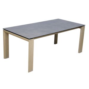 Buy cheap 1800*900mm Ceramic Finished Dining Table With Fixed Type Wooden Leg from wholesalers