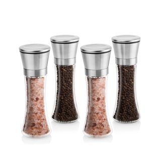 Buy cheap Adjustable Spice Biodegradable 160ml Glass Pepper Grinder from wholesalers
