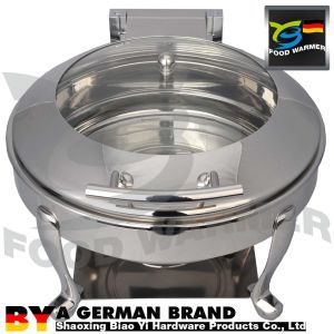 Buy cheap Round Stainless Steel Chafing Dish Machanical Hinge System Easy Operation from wholesalers