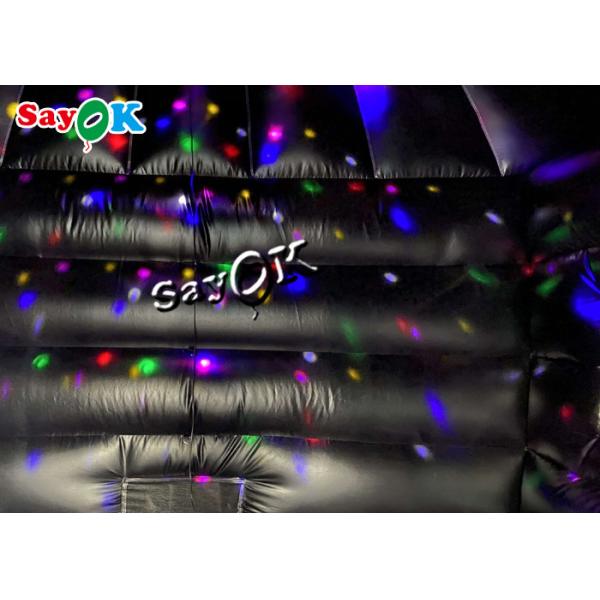 Best Inflatable Tent 5m 16.5ft Disco Dome Inflatable Bounce House With Disco Light