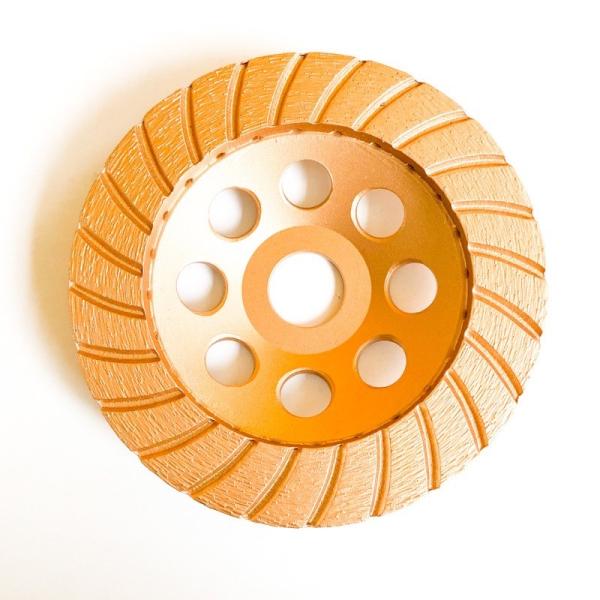 Quality HuaChang Tool 5inch 125×4.5×20×22.23mm Diamond Continuous Turbo Grinding Cup Wheel For Concrete , Stone for sale