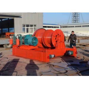cargo lifting and pulling horizontal electric wire rope winch machine