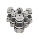 Parallelism 0.01mm Injection Molding Threaded Inserts Black Coating