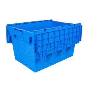 Buy cheap Convenient Hinged Lid Moving Crate with Lockable Design and Customized Color Option from wholesalers