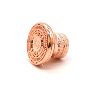 Buy cheap Custom Perfume Cap Luxury Gold Plated Free Design Custom Logo from wholesalers