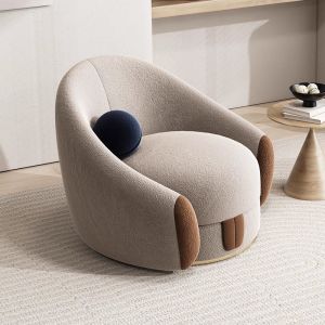 Fabric Swivel Sofa For Guest Rooms In Star Rated Hotels Single Chair With