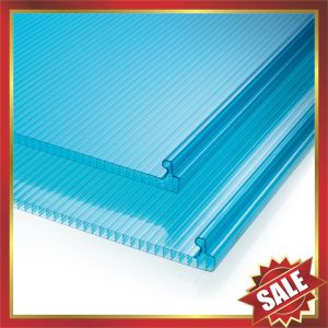 Buy cheap stadium airport roofing building U locking hollow polycarbonate sheet,U locking multi wall pc sheet,super durable! from wholesalers
