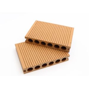 Buy cheap Co Extrusion Exterior WPC Decking Hollow Composite Decking Board from wholesalers