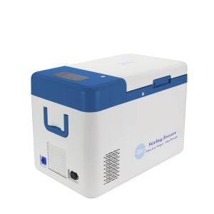 China 25L Portable Mini -86 Degree Ultra Low Temperature Stirling Freezer For Lab 1 17.5KG on sale