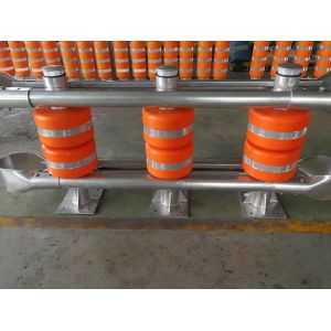 Highway Safety Roller Barrier Traffic Guardrail Crash Delineator Reflective