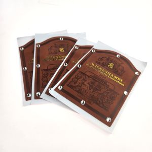 OEM Brand Stamping PU Leather Label Customized Wine Personalized Leather Tags