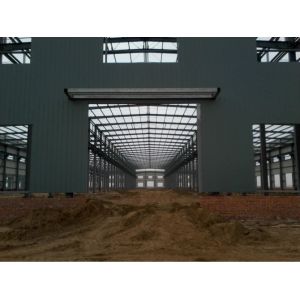 Buy cheap Customizable Steel Structure Warehouse With H Section Frame And Steel Color Sheet Wall Panel from wholesalers