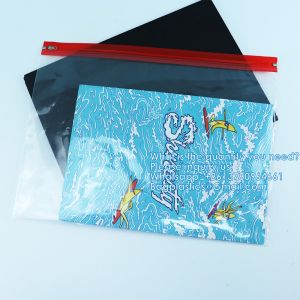 Buy cheap Zipper Pouch Bags, Clear Waterproof Document Bag, Assorted Color File Pockets, Large Capacity Plastic File Jackets, Multipurpose For Travel School from wholesalers