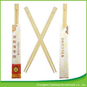 China 24cm Japanese Sushi Chopsticks Bamboo Twins Eco Friendly Customized on sale