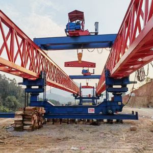 Buy cheap Remote Control 100 Ton Girder Launching Crane With Safety Device from wholesalers