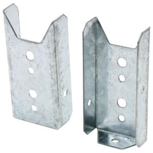 Buy cheap 2x4/2x6 Lumber Fence Bracket with Galvanized Steel Saddle Structure from wholesalers