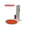 White And Orange Semi Automatic Pallet Pre Stretch Wrapping Machine for sale
