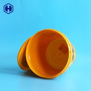 Recyclable IML Bucket BPA Free Strong Plastic Round Food Containers
