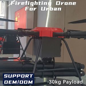 30kg Payload Customzied Long Range Fire Fighter Uav Remote Control Firefighting