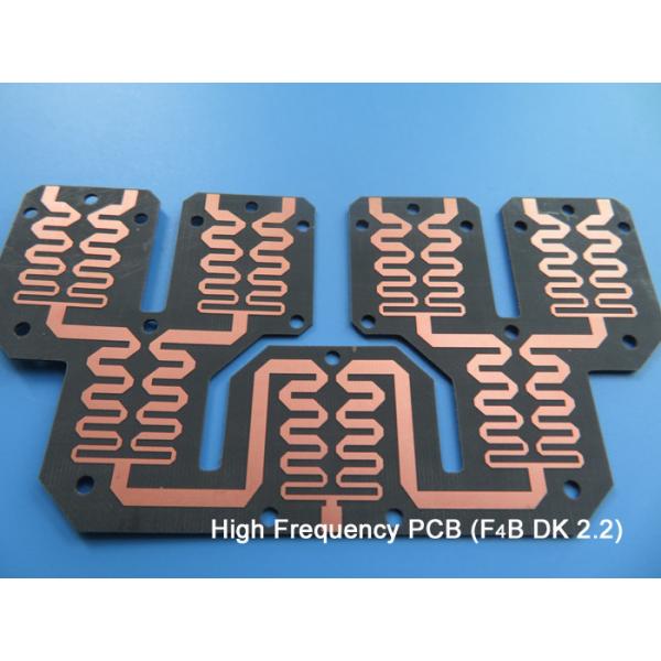 PTFE High Frequency PCB On DK2.2 Dual Layer Cheap RF PTFE PCB for Couplers