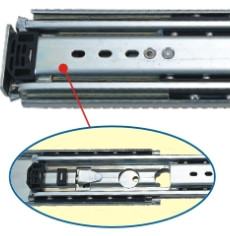 Buy cheap Custom Slide Track Channel / Metal Door Track Two Lock In Function Slide from wholesalers