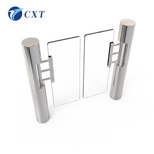 Intelligent Swing Barrier Gate Anti Collision Acrylic Access Control Turnstile
