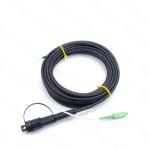 Buy cheap Pre Connector FTTX Solution SC APC FTTA Fiber Optic Cable 5.0mm G657A2 LSZH 5M Black from wholesalers