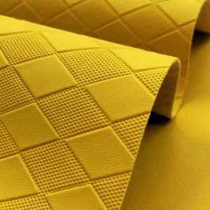 Buy cheap Diamond Square Grain Pattern PVC Leather 34 Colors Available with 1000 Yards MOQ and 100000 Meters Production Capacity from wholesalers