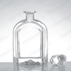 Buy cheap Customized Glass Wine Bottles With Hot Stamping Surface Handling from wholesalers