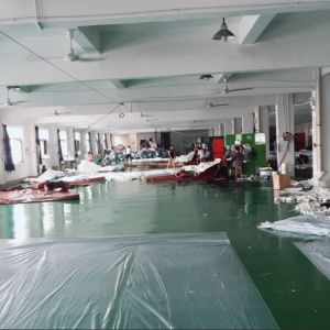 Buy cheap Custom Made PVC Vinyl Tarpaulin High Frequency Welding 580gsm With Eyelet And Ties from wholesalers