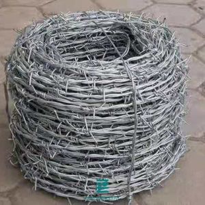 Buy cheap Barbed Wire Fence Wire Mesh Fence Rolls High Tensile Hot Dipped Galvanized 18-208-15 100m from wholesalers